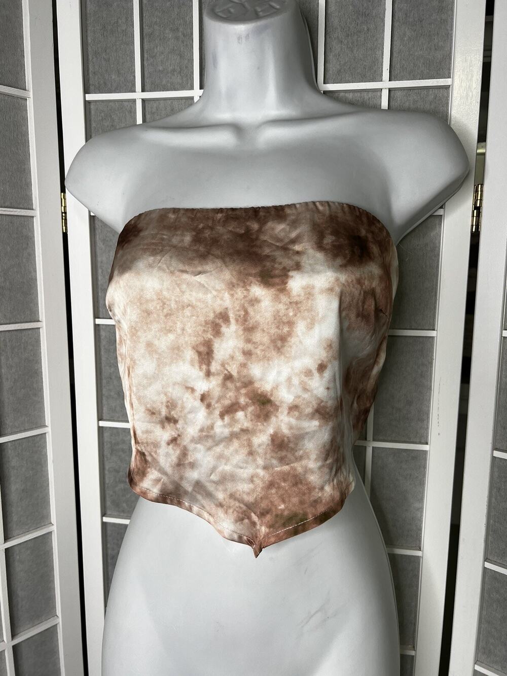 NWT Mixology Waterfall In Love Tie Top Size Small Brand New